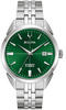 Bulova Sutton Automatic Men's Watch, Green 96B424, Stahlgehäuse und Armband