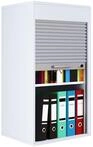 VCM B&uuml;roschrank Wei&szlig; 50x40x93 cm 2 T&uuml;ren 2 F&auml;cher f&uuml;r Homeoffice...