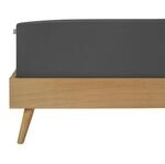 SCHIESSER Spannbettlaken 100x200 cm | 97%Baumwolle 3%Elasthan | Dunkelgrau |...