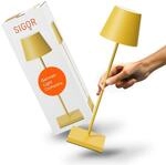SIGOR Nuindie 2.0 - Dimmbare LED Akku-Tischlampe Indoor & Outdoor, IP54