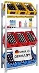 PROREGAL Getr&auml;nkekistenregal Magnus Made in Germany | HxBxT 185x106x34cm | 9...