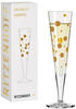 RITZENHOFF 1071041 Champagnerglas 200 ml - Serie Goldnacht Nr. 41 - Designerstück