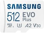 Samsung EVO Plus microSD-Speicherkarte (2024) (inkl. SD Adapter) - 512 GB