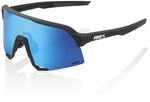 100% S3 Sport Performance Radfahr-Sonnenbrille (Matte Schwarz - HiPER Blau