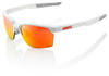 100 Percent Unisex Sportcoupe White Multilayer Mirror Lens Sonnenbrille, Weiß
