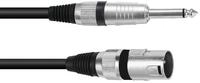 OMNITRONIC Adapterkabel XLR(M)/Klinke mono 10m sw