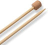 Prym 222110-1 Stricknadeln aus Bambus, 33 cm, 10,00 mm, Holzfarben, 10 mm
