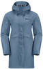 Jack Wolfskin Damen Cape West Coat W Mantel, Elemental Blue, 38