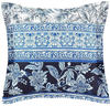Bassetti CAPODIMONTE Kissenhülle zu Bettwäsche aus 100% Baumwollsatin in der Blau