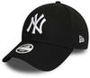 New Era New York Yankees MLB League Essential Schwarz 9Forty Verstellbare Damen Cap -