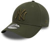 New Era New York Yankees MLB League Essential Tonal Olive 39Thirty Stretch Cap - S-M
