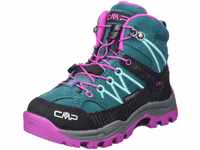 CMP Unisex Kinder Kids Rigel Mid Shoe Wp Trekking Wanderschuhe, Lake Pink Fluo, 34 EU