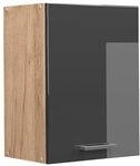Vicco H&auml;ngeschrank R-Line, Anthrazit Hochglanz, 45 cm