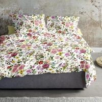 Irisette Mako-Satin Bettw&auml;sche Glamour Mariestad wei&szlig; 1 Bettbezug 155 x 220...