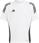 adidas Unisex Kinder Tiro 24 Kids Shirt, White/Black, 7-8 Years