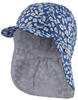 Sterntaler Schirmmütze mit Nackenschutz Blume für Mädchen - Kinder Mütze mit UV