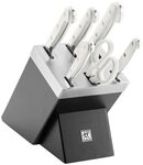 ZWILLING Pro le blanc Selbstsch&auml;rfender Messerblock 7-tlg, Schwarz SIGMAFORGE