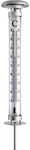 TFA Dostmann Analoges Gartenthermometer Solino, 12.2057, mit Solarbeleuchtung,