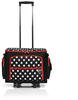 Prym 612630 Nähmaschine Trolley Polka Dots, schwarz/rot/weiß, 44 x 22 x 36 cm