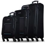 NOWI Sevilla Kofferset 3-teilig &ndash; Weichschalen Trolley Set (30L, 50L, 76L)...