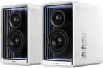 Edifier QR65 Aktive Design-Monitorlautsprecher (70 Watt) mit RGB-Lichteffekten, 3X