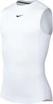 Nike FB7914-100 M NP DF TOP SL Tight Sweatshirt Herren White/Black Gr&ouml;&szlig;e S