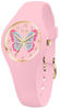 Ice-Watch - ICE fantasia Butterfly rosy - Rosa Mädchenuhr mit Plastikarmband -