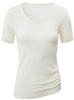 CALIDA Damen True Confidence Top Kort ærme Unterhemd, Cream White, 48 EU