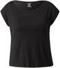 Calvin Klein Damen T-Shirt Kurzarm Lounge-Shirt, Schwarz (Black), S