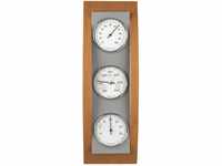 TFA Dostmann Analoge Wetterstation, aus Holz, Barometer, Thermometer, Hygrometer