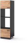 Vicco Mikrowellenschrank R-Line, Goldkraft Eiche, 60 cm | 2 T&uuml;ren &middot; ✓