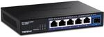 TRENDnet, TEG-S5061, 6-Port Unmanaged 2,5G Switch mit 10G SFP+-Port, 5 x