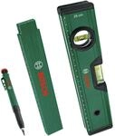 Bosch Markier-Set (pr&auml;zises Ausrichten und Anzeichnen; mit Wasserwaage 25cm,