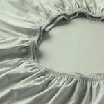 ESTELLA Spannbetttuch Feinjersey | Verde | 150x200 cm | b&uuml;gelfreie &...