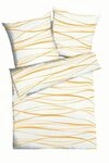 Kaeppel Bettw&auml;sche Motion Waves - 100% Baumwolle Perkal (Orange 207, 1 x 80x80...