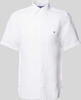 Tommy Hilfiger Herren Hemd Kurzarm, Weiß (Optic White), XL