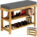 Casaria&reg; Schuhbank mit Sitzfl&auml;che 90x30x48cm FSC&reg;-zertifiziertes Akazien...