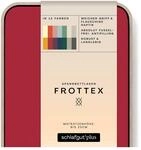 schlafgut Frottex Spannbettlaken 140x200 cm Frottee Baumwolle, Red Deep