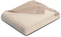 biederlack Plaid Wolle Natur-beige Gr&ouml;&szlig;e 130x170 cm