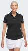 adidas Damen Performance Golf Poloshirt (kurzärmlig), Schwarz, Small