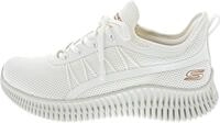 Skechers Damen Cordova Classic Best Behavior, Cremefarbener Strick-Synthetikbesatz,