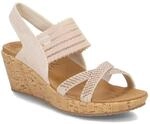 Skechers Damen Beverlee-Fancy Sips Keilsandale, Nat&uuml;rlich, 38.5 EU