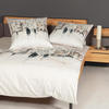 Janine Bettwäsche 135x200cm + 80x80cm modern Art - weicher Bettbezug aus Mako...