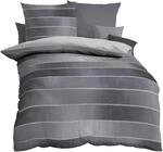 Kaeppel Mako-Satin Bettw&auml;sche Timeless Zinn, 1 Bettbezug 155 x 220 cm + 1