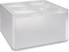 APS Kühlbox FROSTY - Transparente Eisbox mit herausnehmbarem Einsatz für 4 Flaschen