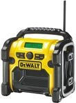 DEWALT Baustellenradio DCR019 &ndash; 2in1 Akku Radio & Netz Radio mit AUX-Eingang,