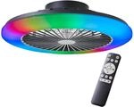 Brilliant LED Deckenleuchte mit Ventilator, 49 cm &Oslash; &ndash; RGB Frontlicht & CCT