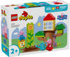 LEGO DUPLO Peppas Garten mit Baumhaus: Spielzeug-Baum, Lern-Set für Vorschulkinder