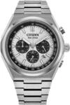 Citizen Uhr CA4610-85A Chrono Super Titanium | Titanarmband, wei&szlig;es...