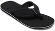 Quiksilver Herren Molokai Layback Textured Sandale, Black White Black, 46 EU